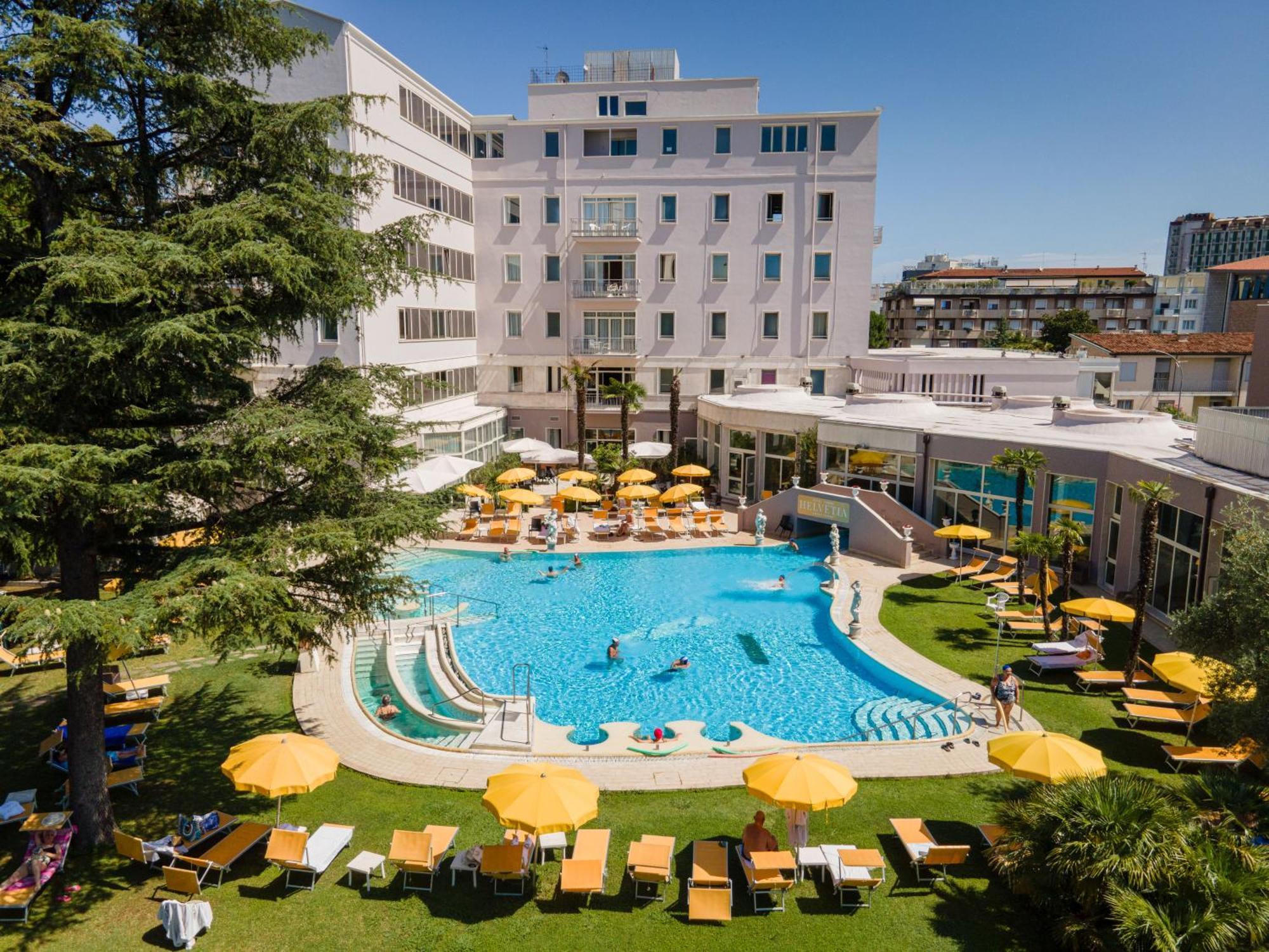 Hotel Terme Helvetia Abano Terme Exterior foto